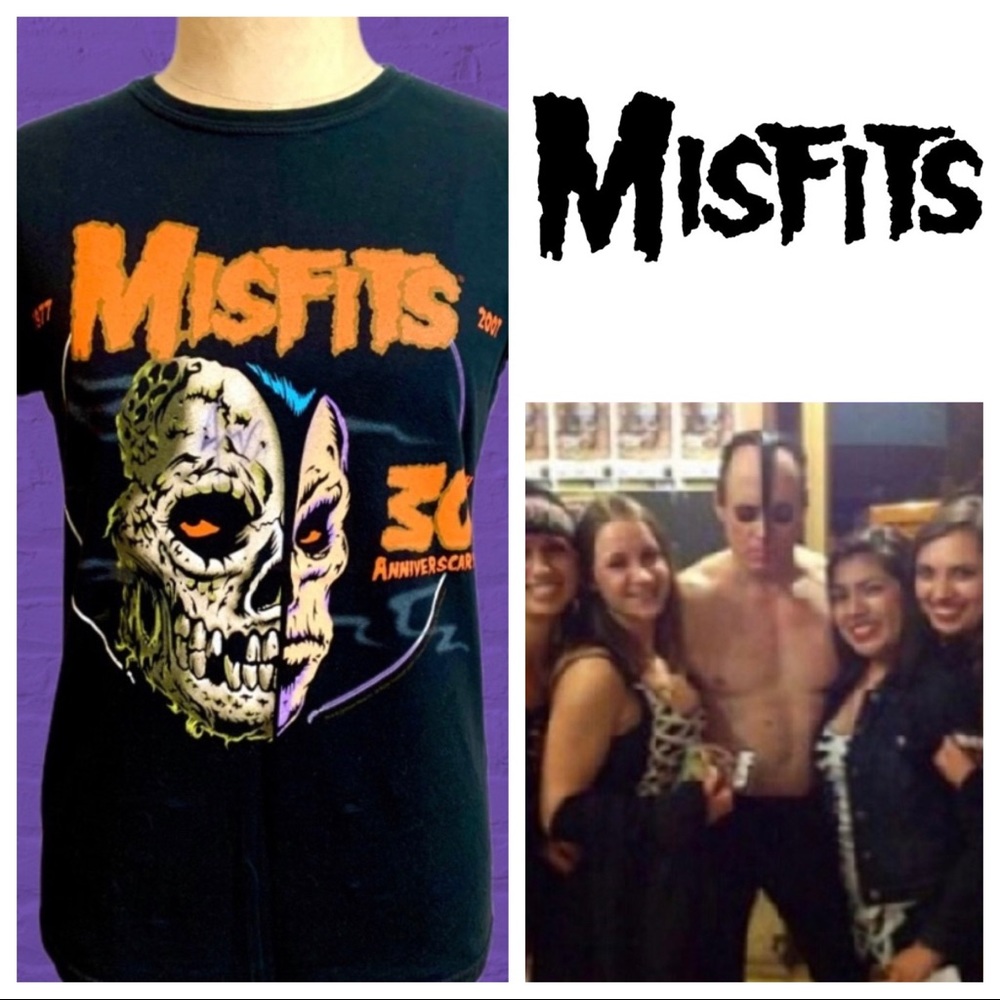 Signed “Misfits” 30th anniverscary tour tee- M